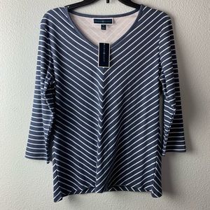 Karen Scott 3/4 Blouse Size Small